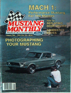 MUSTANG MONTHLY 1982 JAN - THE MACH 1s, SCHEMATICS